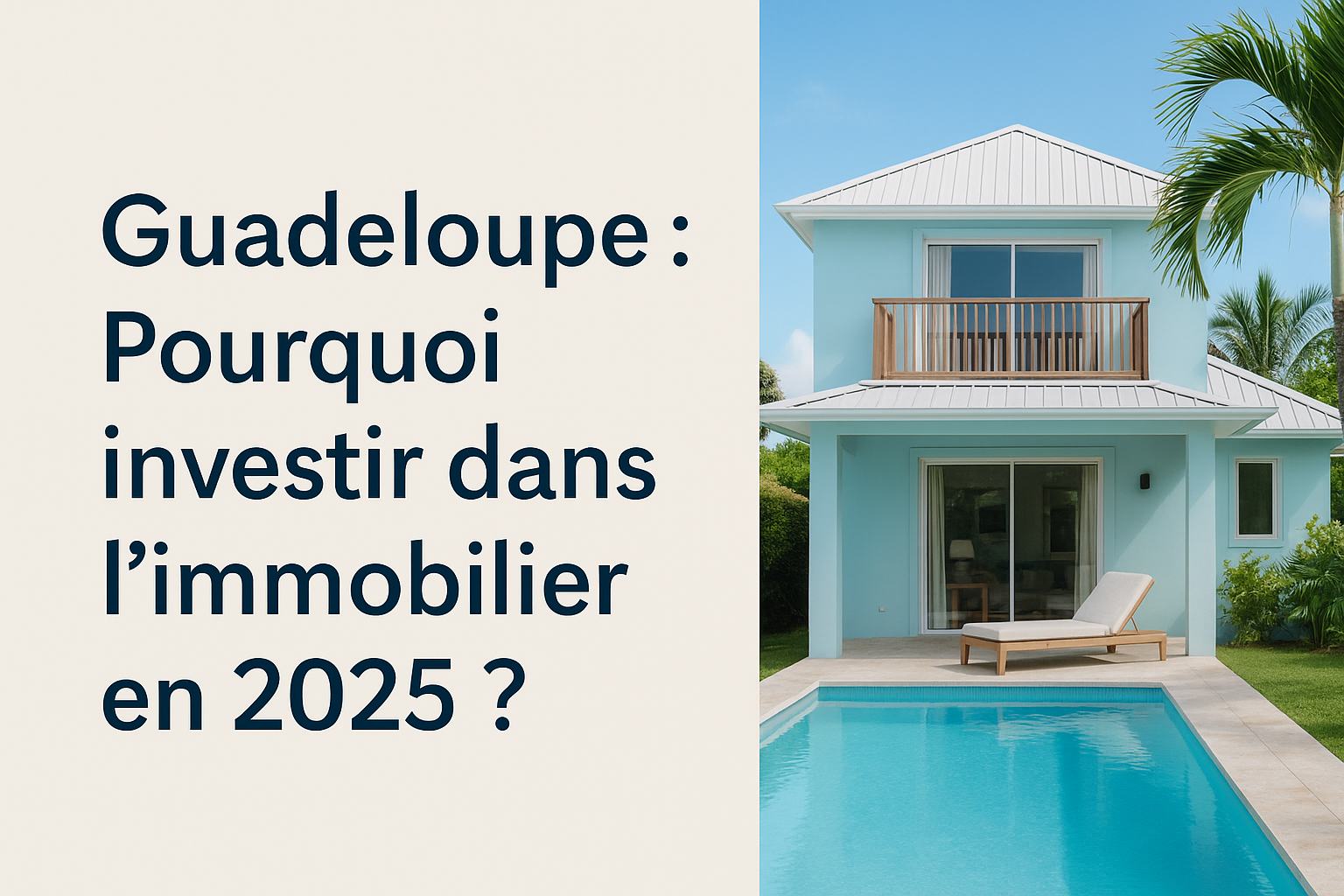 Pourquoi investir en Guadeloupe en 2025 ? Fiscalité, rentabilité et tendances